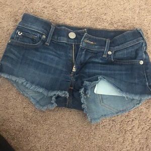 True religion jean shorts 24